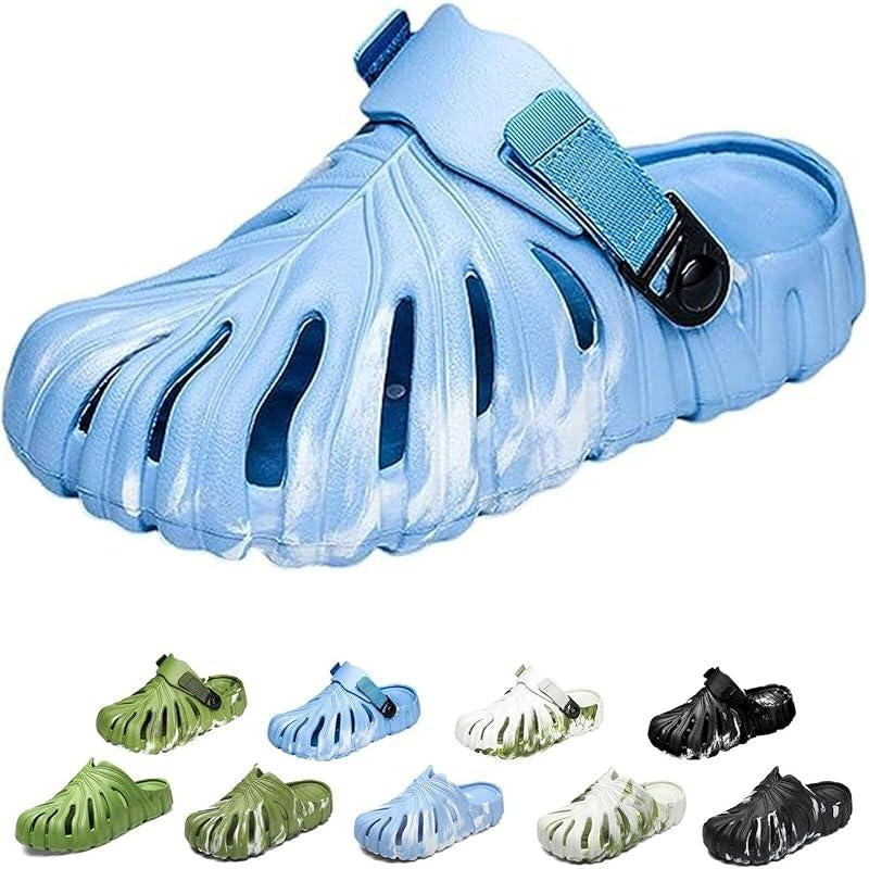 Variegated Monstera Shoes, Monstera Slippers for Women Men, Soft Non Slip Breathable Beach Monstera Slides