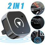 2025 Wireless Carplay Adapter for Iphone/Android - Fast Connection,No Latency,Hands-Free Call Wireless Adapter Electronic Charger Carplay Dongle