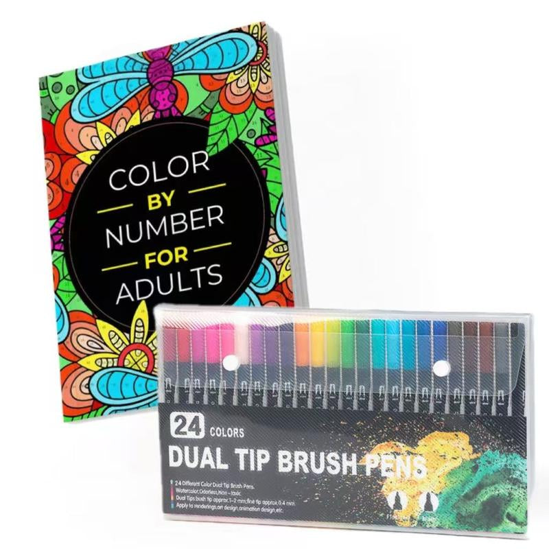 Color by Number for Adults:75 Beautiful Pictures Designed for Fun,Adult Relaxation & Stress Relief Coloring for Hours on End