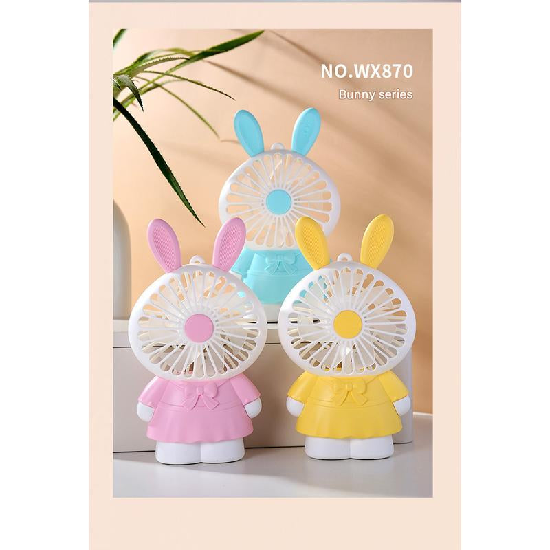 Handheld Mini Silent Fan USB Rechargeable Student Dormitory High Wind Fan Student Heat Relief Portable