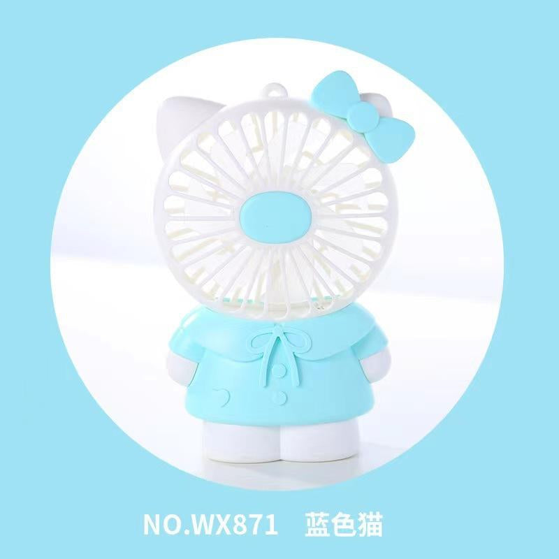 Handheld Mini Silent Fan USB Rechargeable Student Dormitory High Wind Fan Student Heat Relief Portable