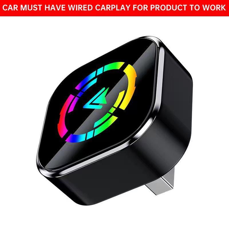 2025 Wireless Carplay Adapter for Iphone/Android - Fast Connection,No Latency,Hands-Free Call Wireless Adapter Electronic Charger Carplay Dongle