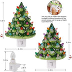 Christmas Tree Lights Lamps Christmas Decoration Night Lights Bedside Lamps Socket Night Lights Holiday Gifts Christmas Gifts