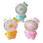 Handheld Mini Silent Fan USB Rechargeable Student Dormitory High Wind Fan Student Heat Relief Portable