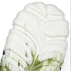 Variegated Monstera Shoes, Monstera Slippers for Women Men, Soft Non Slip Breathable Beach Monstera Slides