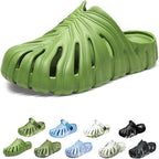 Variegated Monstera Shoes, Monstera Slippers for Women Men, Soft Non Slip Breathable Beach Monstera Slides
