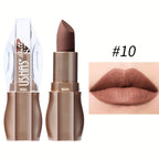 Kissable Colors: 12 Matte Long-Lasting Lipsticks