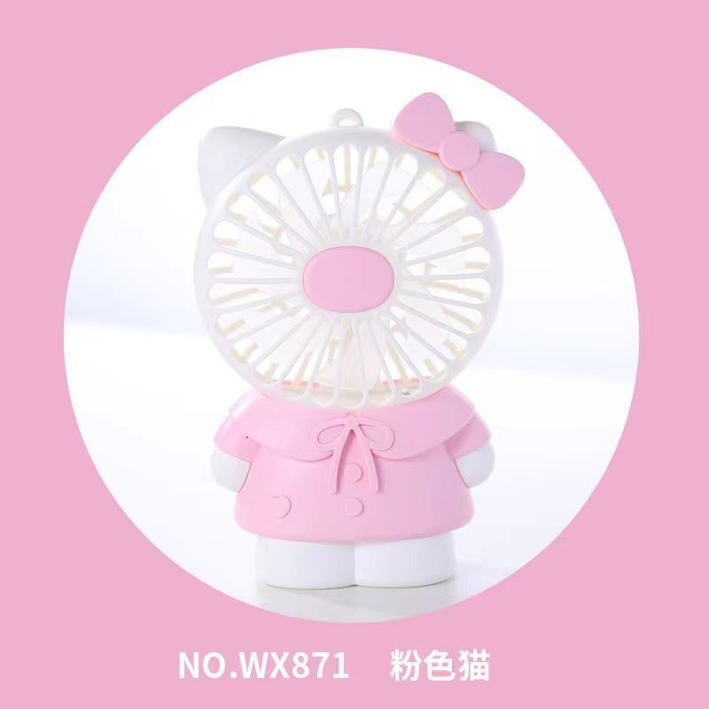 Handheld Mini Silent Fan USB Rechargeable Student Dormitory High Wind Fan Student Heat Relief Portable