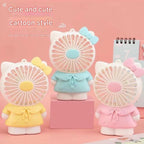 Handheld Mini Silent Fan USB Rechargeable Student Dormitory High Wind Fan Student Heat Relief Portable