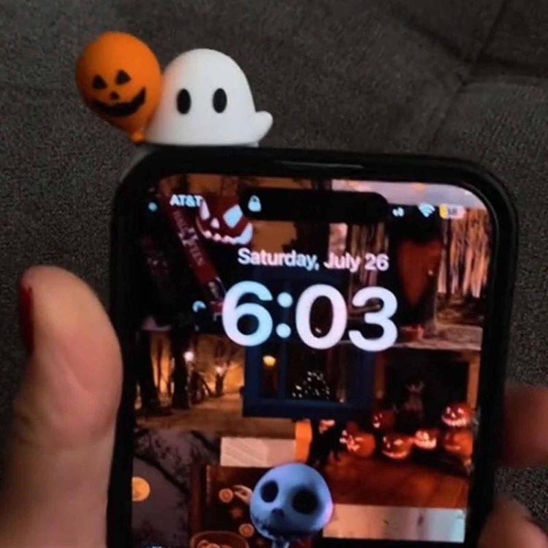 [Free Shipping Lucky Box]Ghostees Mystery Phone Case Charm – 6 Collectible Halloween Ghost Designs Blind Box