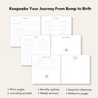 Lamare Pregnancy Journal & Planner – Timeless Memory Book for First-Time Moms